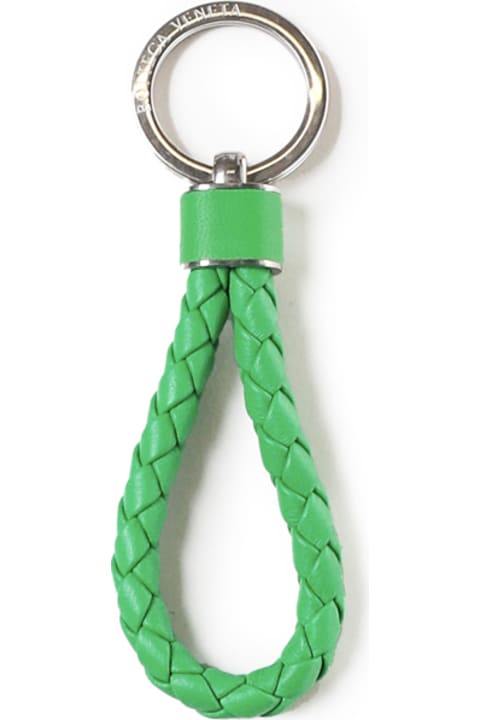 Bottega Veneta لـ Men Bottega Veneta Intrecciato Keyring