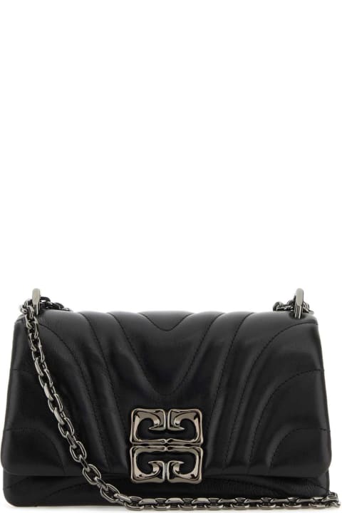 Givenchy Sale for Women Givenchy Black Leather Small 4g Soft Shoulder Bag
