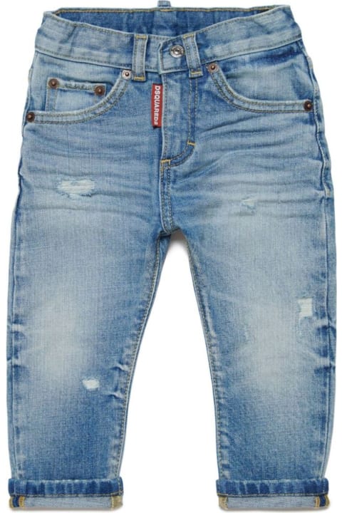 Bottoms for Baby Boys Dsquared2 Dsquared2 Jeans Blue