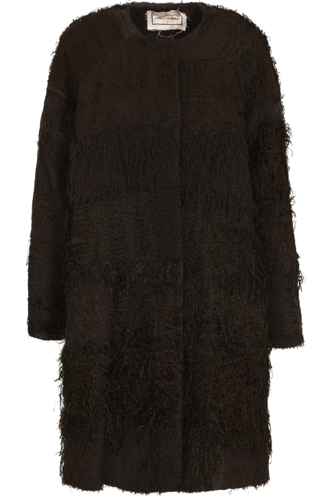 Fur-coated Coat