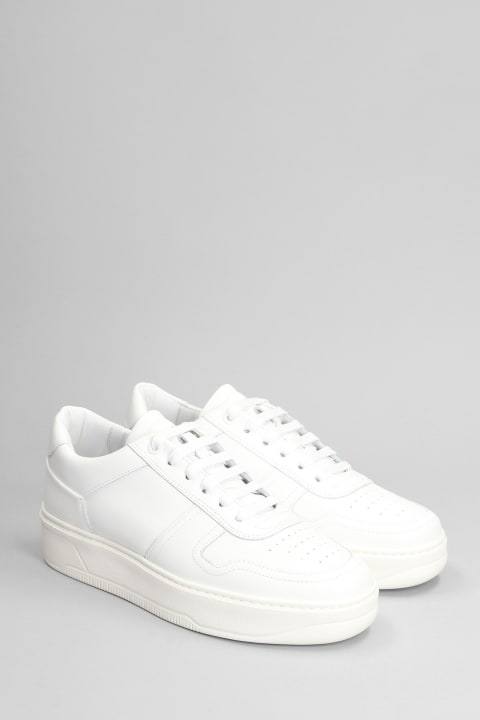 Edition 11 Low Sneakers In White Leather