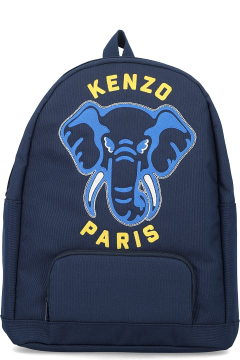 Fashion for Men Kenzo Kids Logo Canvas Backpack