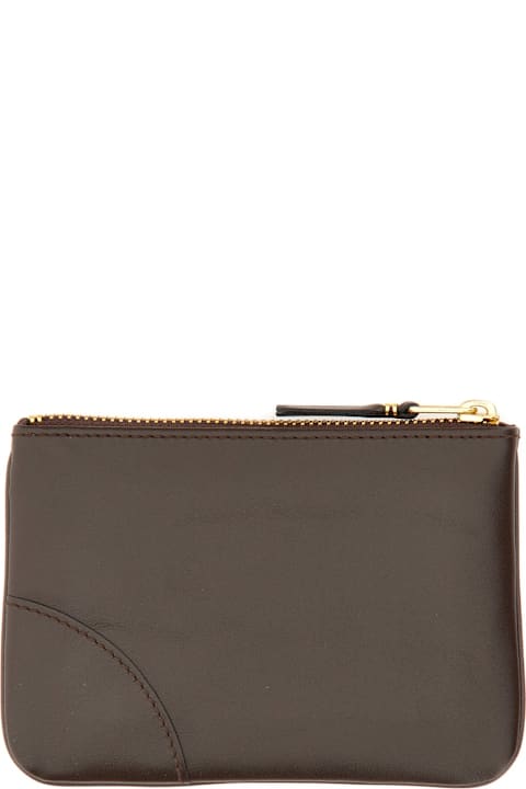 Comme des Garçons Wallet for Men Comme des Garçons Wallet Clutch Small Con Zip