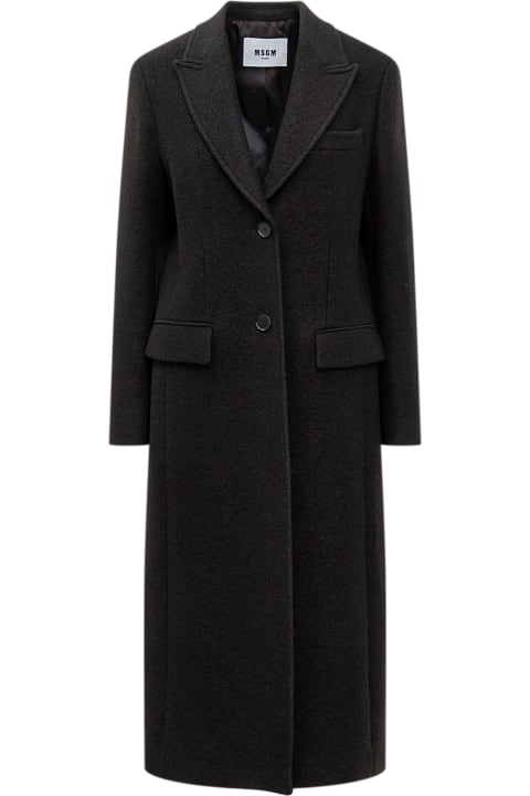 ウィメンズ MSGMのコート＆ジャケット MSGM Msgm Virgin Wool Coat