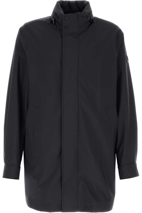 Moncler معاطف وجواكت لـ القسم الرجالي Moncler Midnight Blue Polyester Lanche Jacket