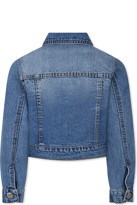 Richmond for Men Richmond Crop Denim Jacket For Girl With Stars