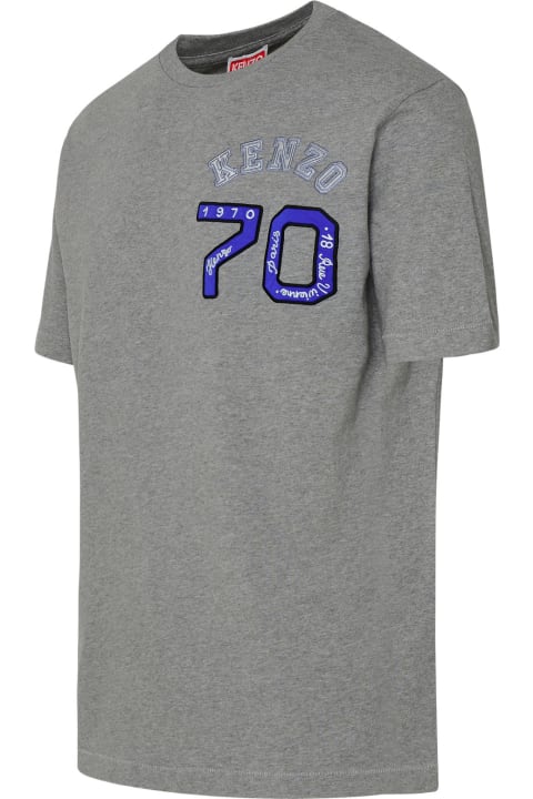 Kenzo for Men Kenzo Gray Cotton T-shirt