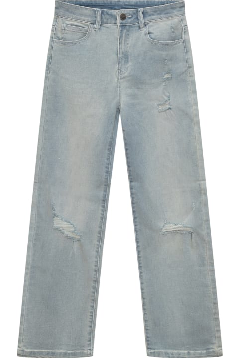 TwinSet Bottoms for Boys TwinSet Wide Leg Jeans