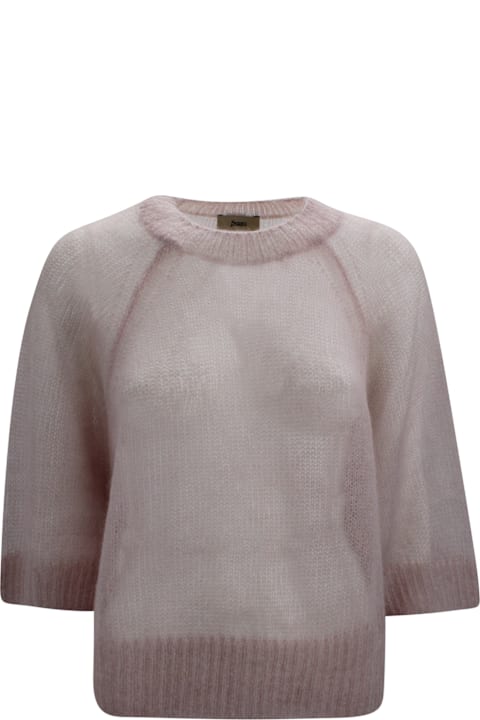 Homeware Herno Logo-appliqué Knit Sweater Herno