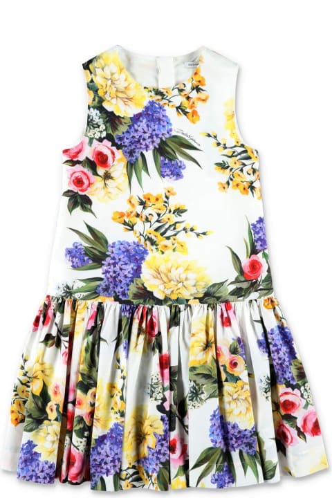 Dolce & Gabbana for Girls Dolce & Gabbana Floral Printed Dress