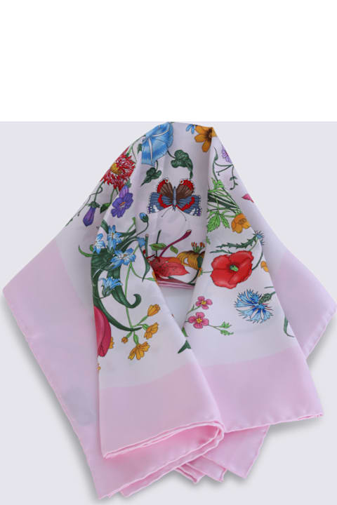 Homeware Gucci Pink Silk Scarf