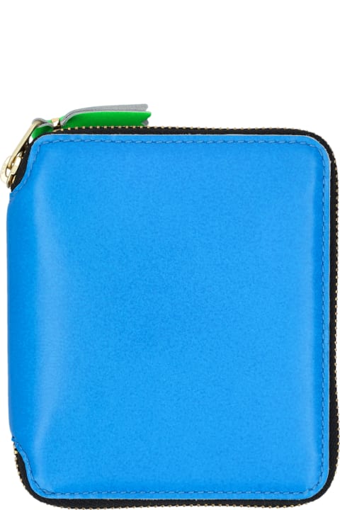 Comme des Garçons Wallet Accessories for Men Comme des Garçons Wallet Super Fluo Zip Around Wallet