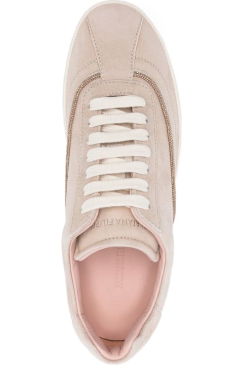 Fabiana Filippi Suede Leather Sneakers