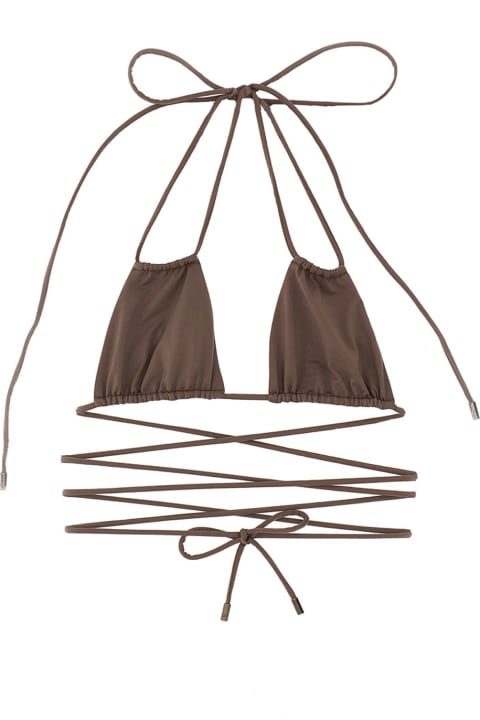 Swimwear for Women Saint Laurent Lacing Bikini Top