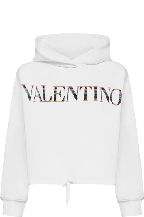 Valentino Fleeces & Tracksuits for Women Valentino Cotton Logo Sweatshirt