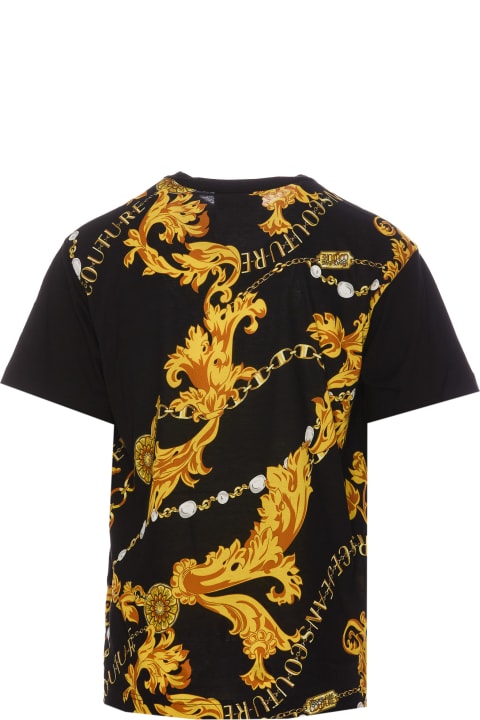 Versace Jeans Couture Topwear for Men Versace Jeans Couture Chain Couture Print T-shirt