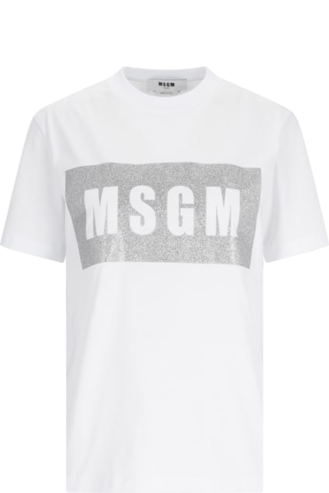 Fashion for Women MSGM Logo T-shirt