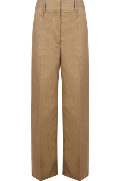 ウィメンズ Burberryのパンツ＆ショーツ Burberry Wide-leg Tailored Trousers