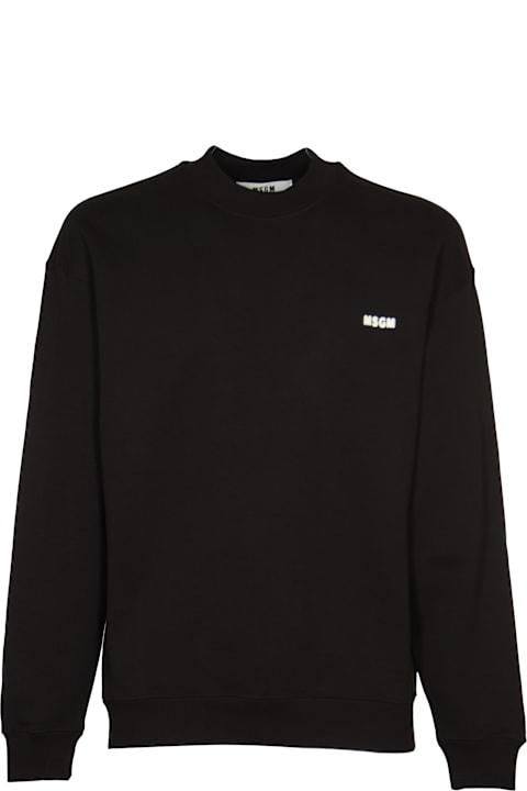 MSGM Fleeces & Tracksuits for Men MSGM Logo Detail Rib Trim Sweatshirt