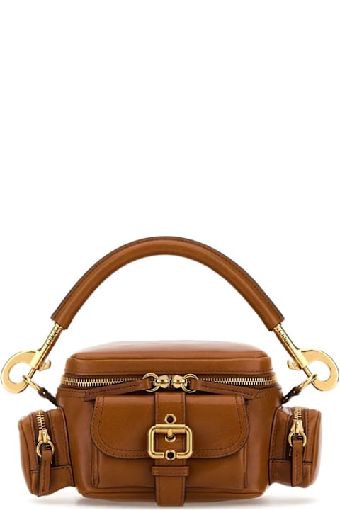 Chloé Brown Leather Small Camera Bag Handbag