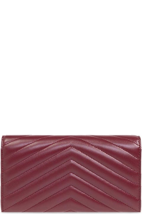 Saint Laurent Accessories for Women Saint Laurent Cassandre Matelassé Large Flap Wallet