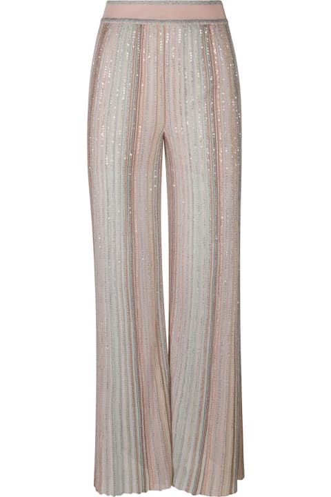 ウィメンズ Missoniのパンツ＆ショーツ Missoni Embellished Stripe Trousers