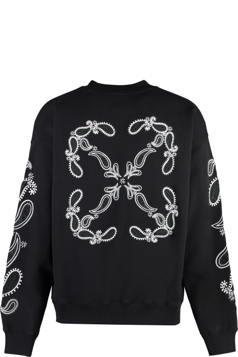 Fleeces & Tracksuits for Men Off-White Logo Detail Cotton Sweatshirt