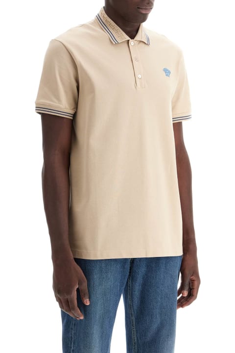 Versace Topwear for Men Versace Medusa Polo Shirt