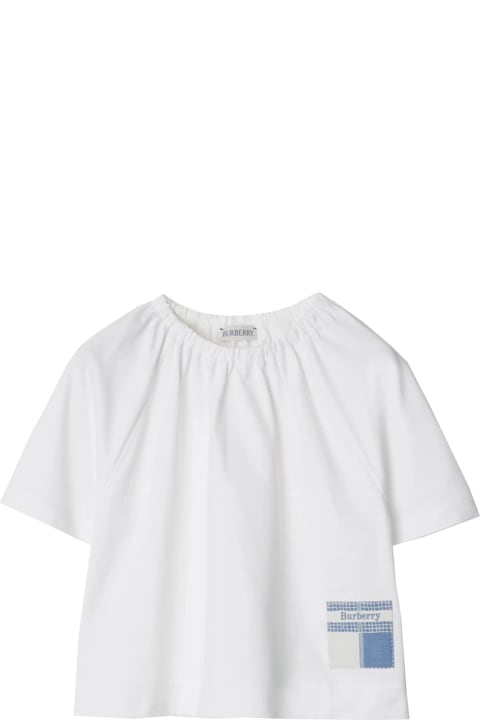 Burberry T-Shirts & Polo Shirts for Girls Burberry Cotton T-shirt