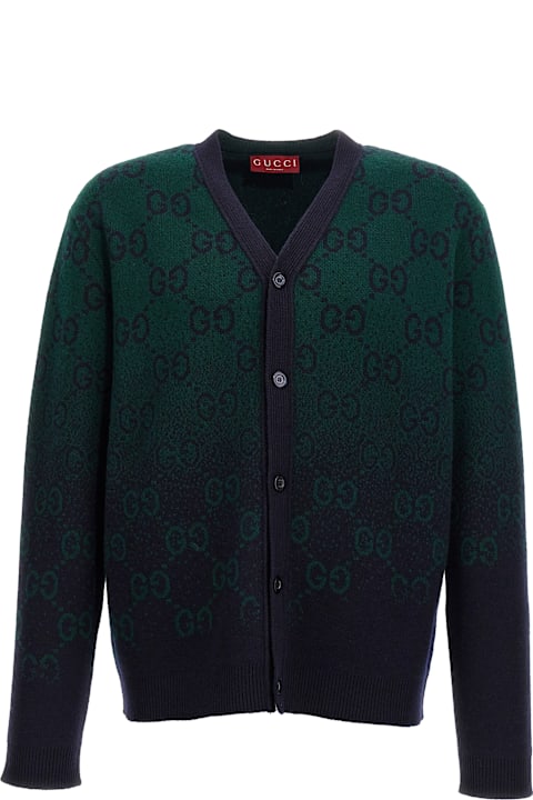 Gucci Sweaters for Men Gucci 'gg Degradé' Cardigan