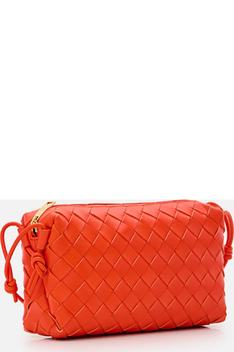 Bags for Women Bottega Veneta Loop Baguette Leather Shoulder Bag