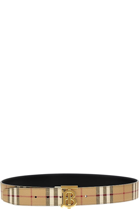 Homeware Burberry 'tb' Reversible Belt