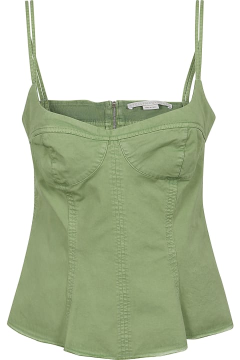 Underwear & Nightwear for Women Stella McCartney Garment Dyed Peplum Top