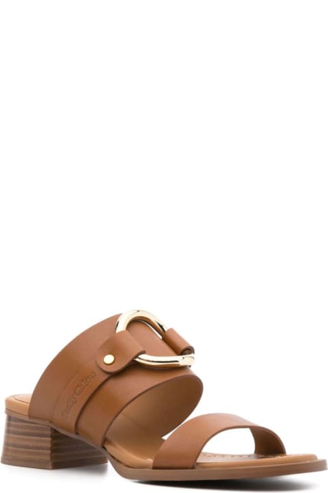 See by Chloé for Women See by Chloé 45mm Ring-detail Leather Mules