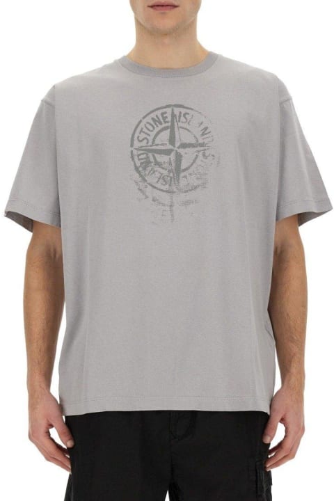 メンズ Stone Islandのトップス Stone Island Crew Neck T-shirt