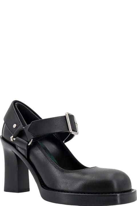 Burberry High-Heeled Shoes for Women Burberry Stirrup Buckle-strap Fastened Pumps