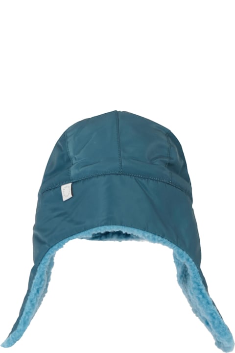 Homeware Stella McCartney Kids Light Blue Hat For Baby Boy With Embroidery