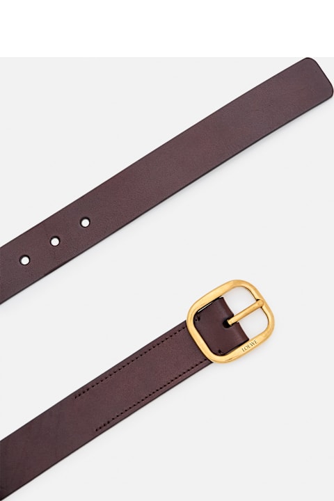 Loewe for Women Loewe Rounded Soft Leather Belt