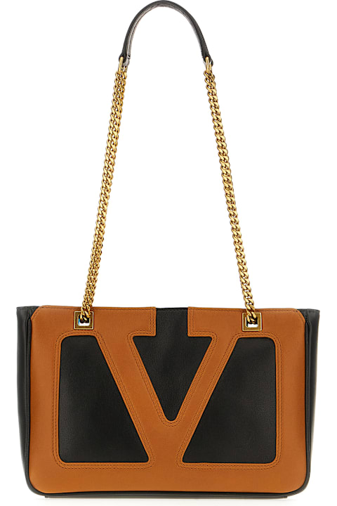 Valentino Garavani Bags for Men Valentino Garavani Black Nappa Leather Viva Superstar Crossbody Bag