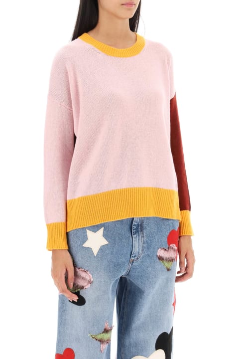 Homeware Marni Colour Block Quartz Cashmere Sweater