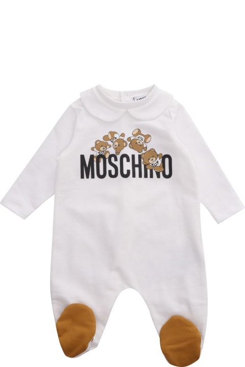 Moschino Bodysuits & Sets for Baby Girls Moschino White Playsuite