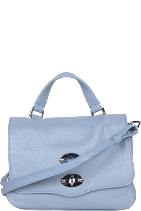 Bags for Women Zanellato Postina Daily Baby Light Blue Murano
