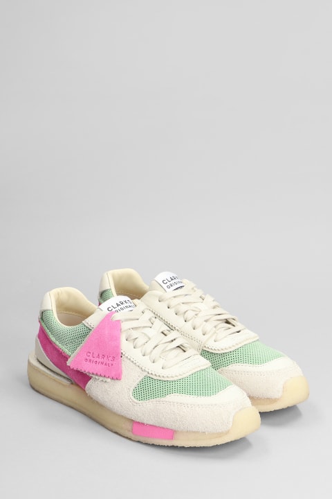 Torrun Sneakers In Beige Suede And Fabric