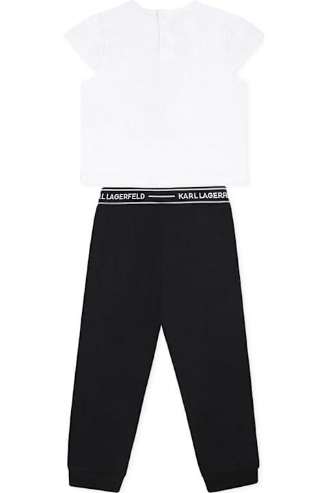 Karl Lagerfeld Kids Clothing for Baby Boys Karl Lagerfeld Kids Multicolor Suit For Baby Girl With Choupette