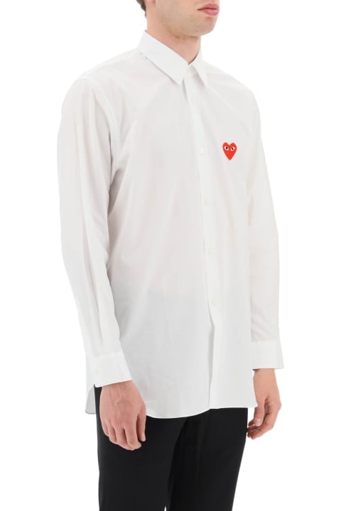 Comme des Garçons Play for Women Comme des Garçons Play Heart Patch Unisex Shirt