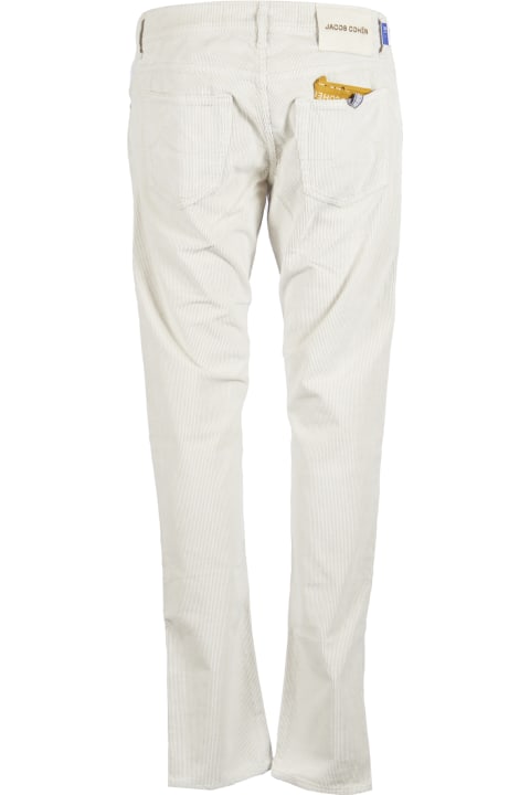 Jacob Cohen Clothing for Men Jacob Cohen Slim Ribbed Trousers By
