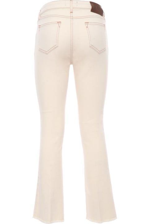 Fay Pants & Shorts for Women Fay Cream-colored Jeans