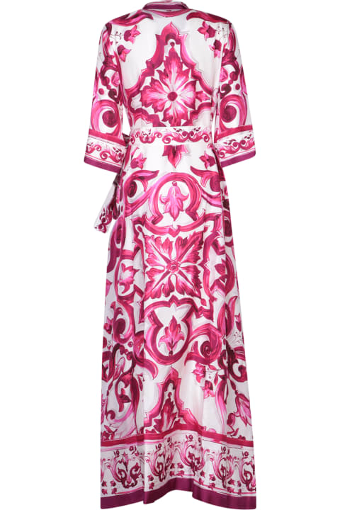 Dresses for Women Dolce & Gabbana Multicolor Three Quarter Dress