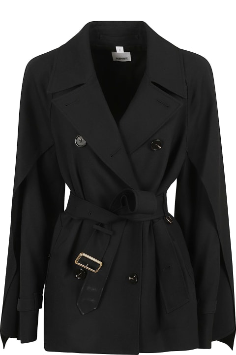 Burberry Sale for Women Burberry Belted Double-breasted Jacket