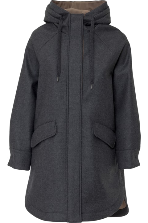 Coats & Jackets for Women Brunello Cucinelli Hooded Jacket